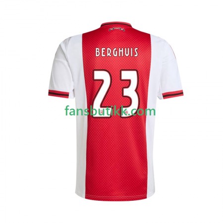 Fotballdrakt AFC Ajax Steven Berghuis 23 Hjemmetrøye 2025-2026 Kortermet